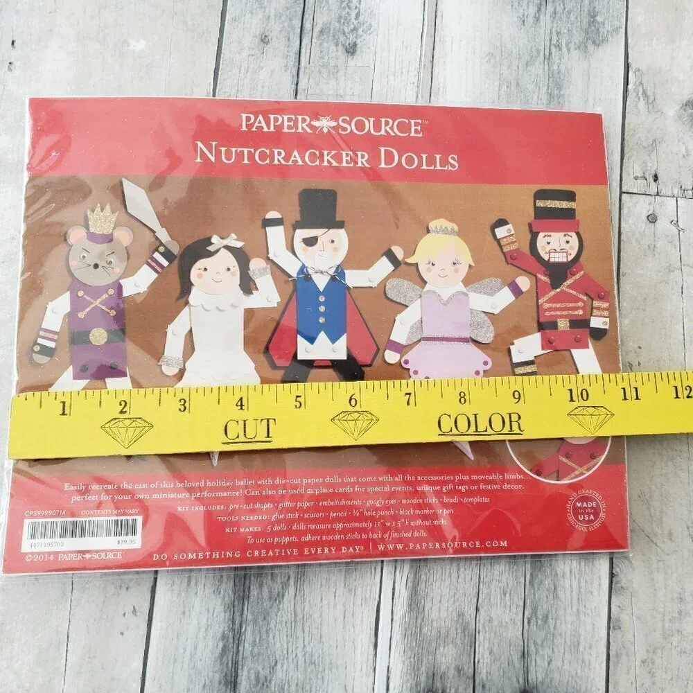 Paper Source Nutcracker Suite Holiday Christmas DIY Paper Dolls
